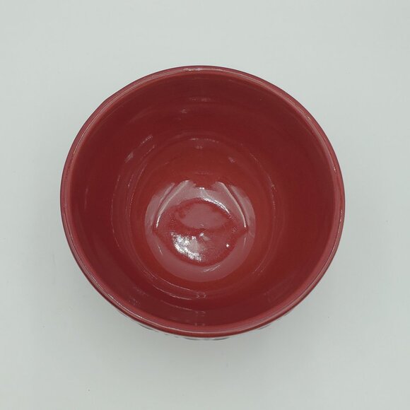 Signature Housewares Sorrento Ruby Red Beaujolais Burgundy All Purpose Bowl - Picture 3 of 6